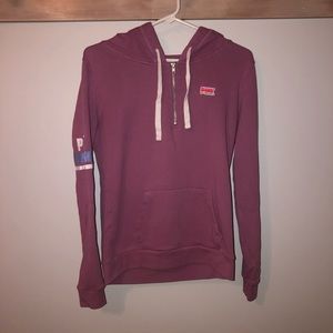 Love Pink Sweatshirt Hooded